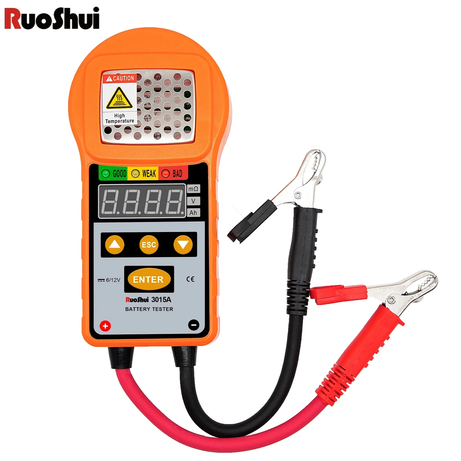 

RuoShui 3015A Automotive Battery Tester Charge System Test Battery Work Load Internal Resistance 12V Lead-Acid Car Power Tool