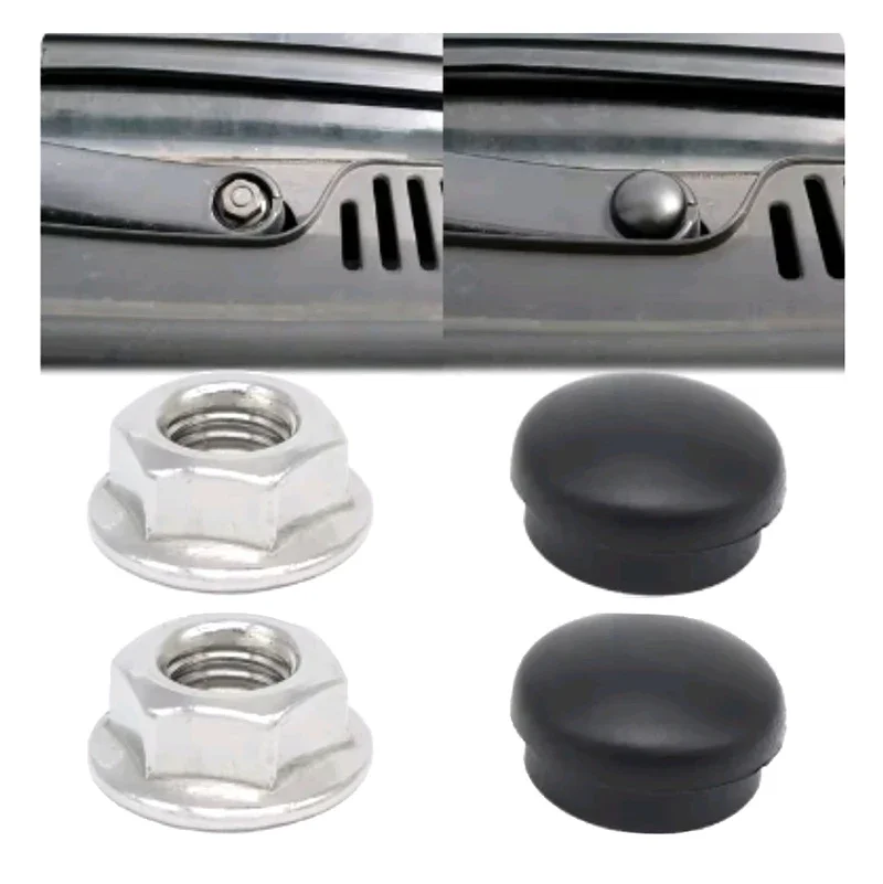 

For Transporter T5 T4 Multivan Vanagon Car Front Wiper Arm Nut Cap Screw Bolt Cover 1991 - 2013 2014 2015 2016 2017 2018