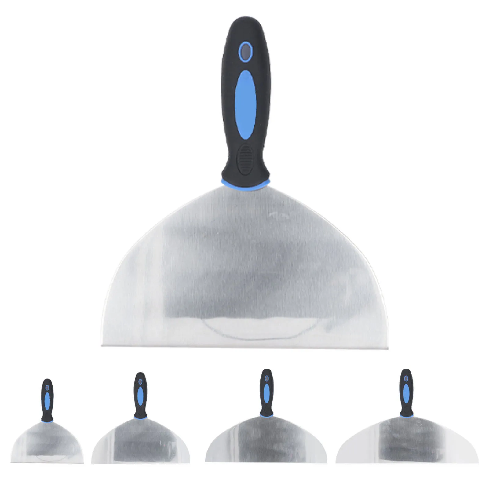 

Шпатель из нержавеющей стали для шпатлевки, обоев, краски, наклеек, штукатурки, с отверстием для подвешивания, для ремонта