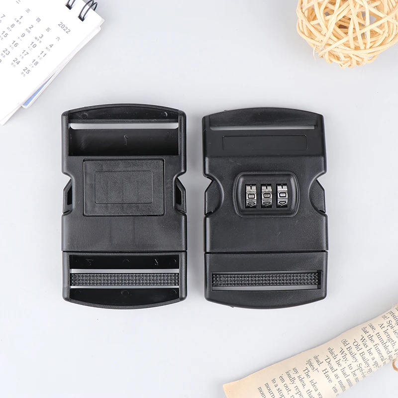 Travel Luggage Suitcase Secure Lock Webbing Buckle Lock Trolley Case Strap Lock 2-inch Strap Buckle