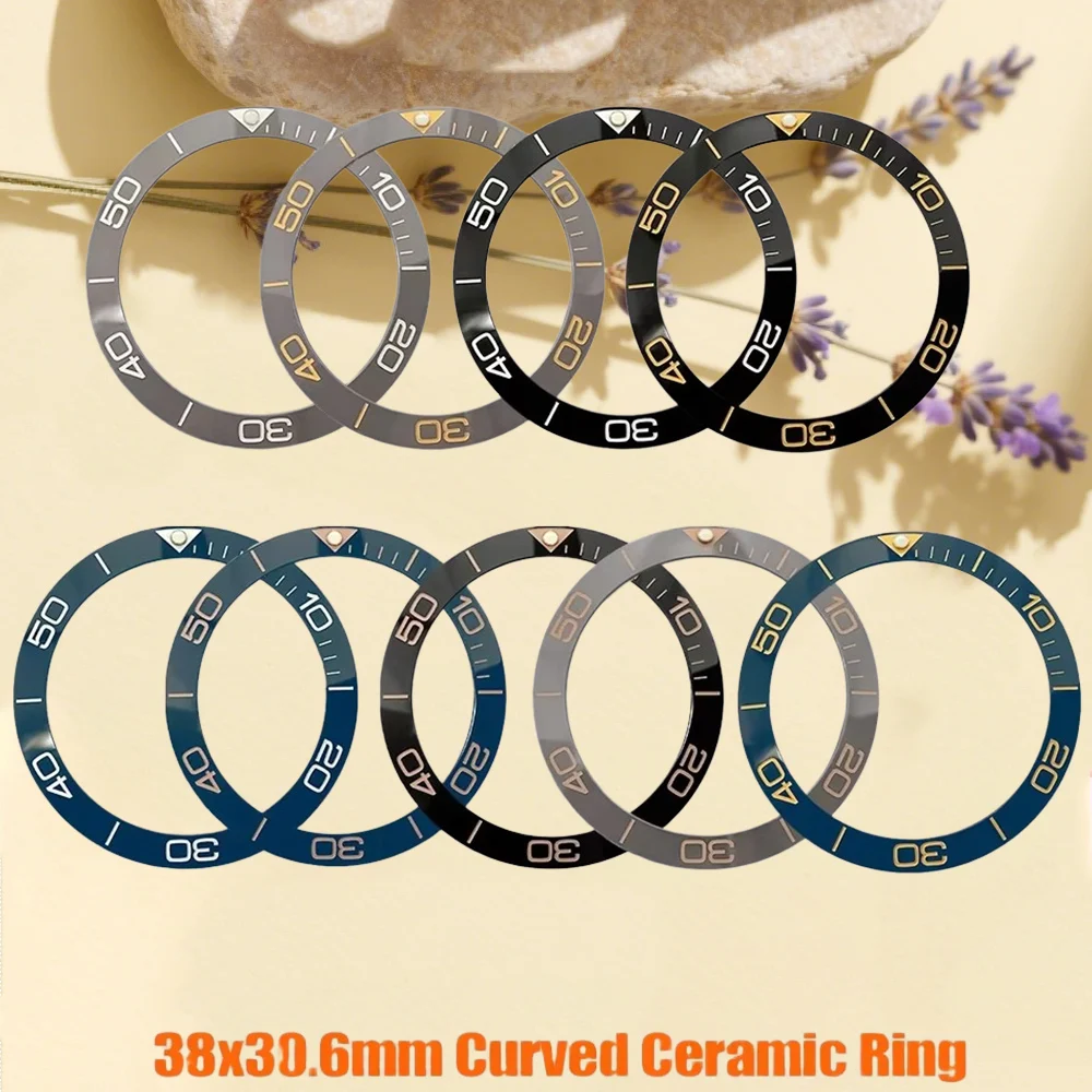 Customized Watch Ceramic Bezel Insert Fit for SUB Seiko SKX007 SRPD Watch Case Men Diver Case Easy Install Bezel Insert Ring