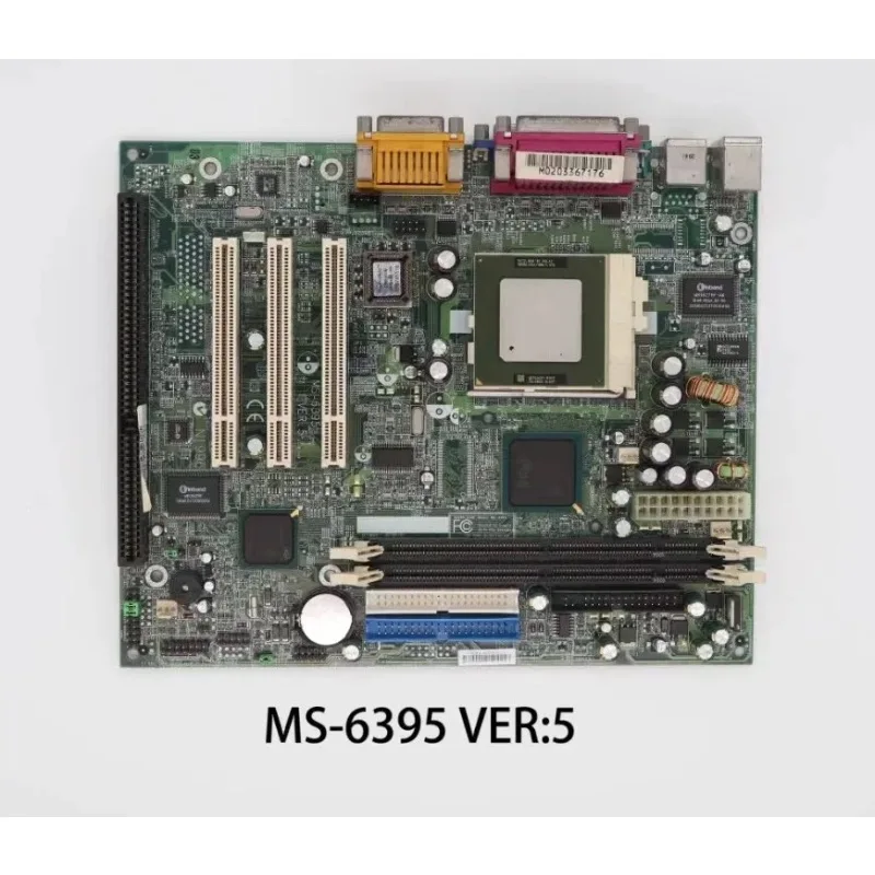 Second handMSI MS-6395,  CNC Machine with ISA Slot HL Wire Cutting Card Special Motherboard Tested good