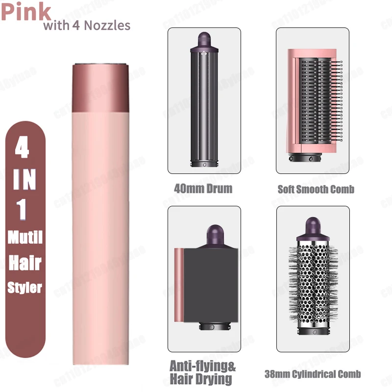 Nieuwe Multil Hair Styler Auto Curling Droger Wrap Hot/Koude Lucht Droger 1300W Stijltang Curling Vat Borstel salon Föhn
