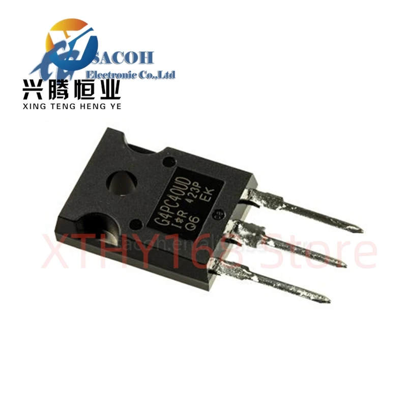 Poder IGBT IRG4PC40UD, G4PC40UD, IRG4PC40U, G4PC40U, G4PC40U, G4PC40U, TO-247, 20A, 600V, 10 PCes