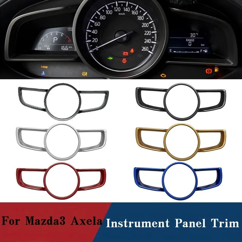 

For Mazda 3 Axela CX4 CX5 ABS Car Interior Instrument Panel Frame Cover Decoration Sticker Trim 2017 2018 2019 2020 2021 2025