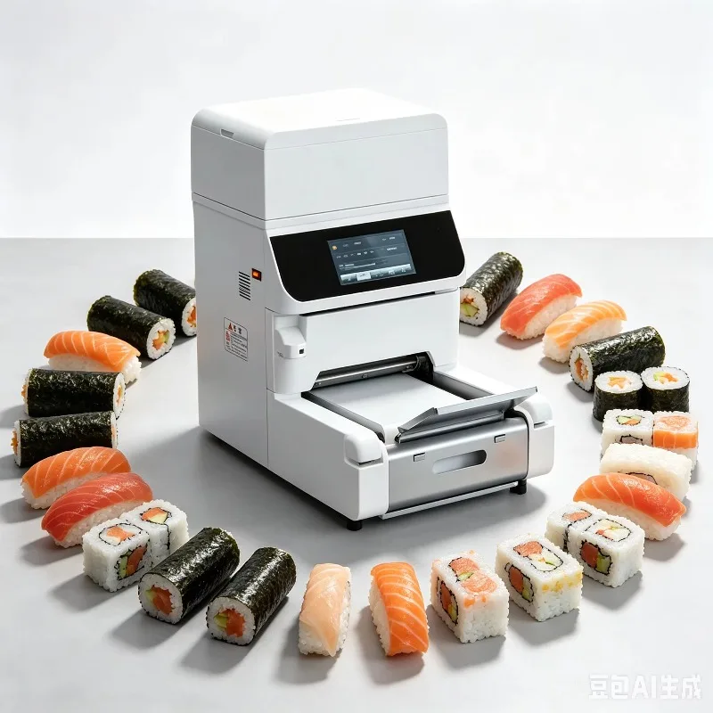 Continuous Working Sushi Rice Spreading Machine Cost Effective Catering Chain Processing Custom