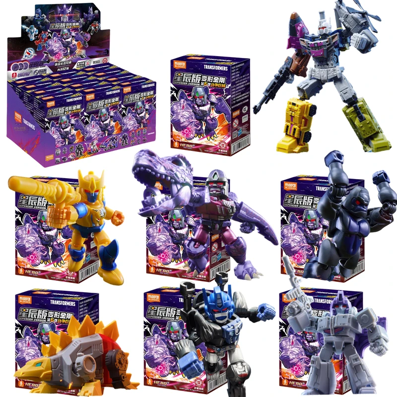 บล็อกกี้ส์ รุ่นดั้งเดิม ดีเฟนเดอร์ เวอร์ชั่น 6 ทรานส์ฟอร์เมอร์ส ออพติมัส ไพรマル ชีทอร์ เมกะทรอน แอคชั่นฟิกเกอร์ ของเล่นประกอบแบบจำลอง ของขวัญ