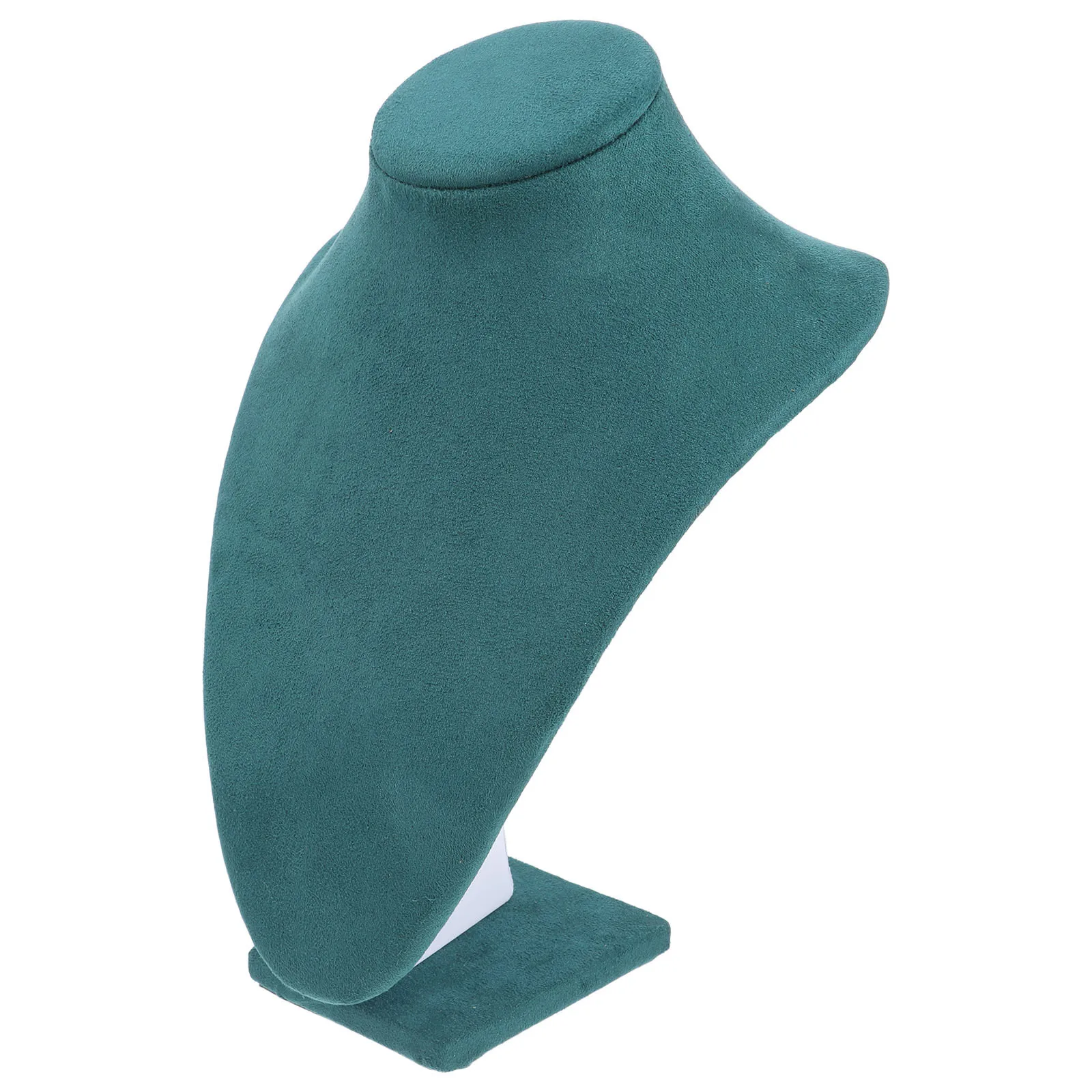 

-Shape Necklace Bust Display Stand 25Cm Jewelry Neck Display Holder for Retail Store Trade Show Photography Home Jewelry