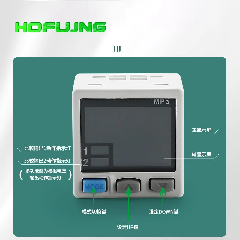 NEW Digital Pressure Sensor DP-101 DP-102 Digital Display Figures Show That Vacuum Pneumatic Pressure Sensor