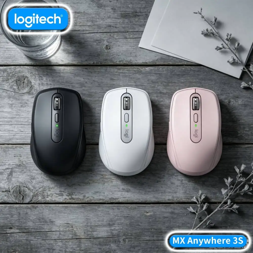 Creator MX Anywhere 3S - 8000 DPI, Precision Scroll, Silent Click, Perfect for Toy Brand Poster & Design Task