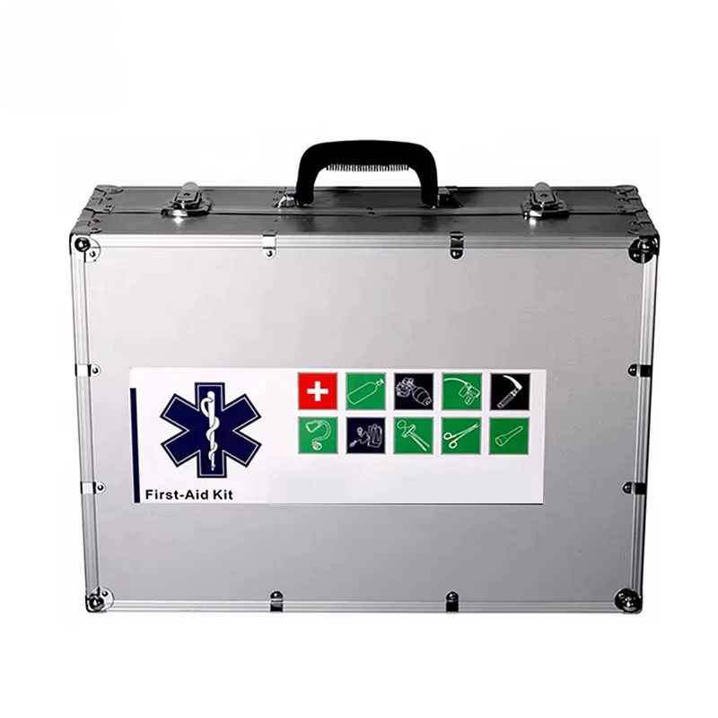 Portable Medical First Aid Kit Reusable Emergency First Aid Box/Bags for Family Office or Outdoor Use