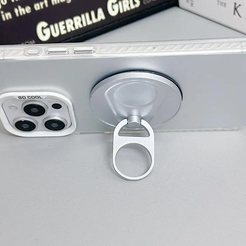 Magnetic Phone Holder Universal 360 Rotatable Multi-Functional Desktop Ring Stand for Magsafe Portable Smartphones Accessory