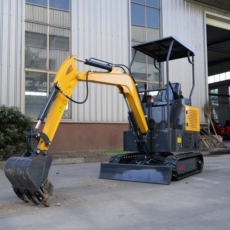 محرك EPA مخصص كوبوتا 1.7 طن حفار زاحف جديد باجر حفارة صغيرة 1 طن 2 طن 3.5 طن حفارات صغيرة صغيرة