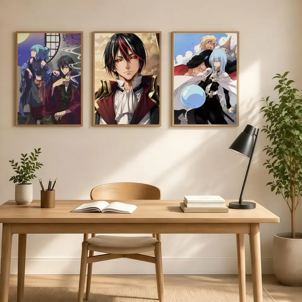 Anime That Time I Got Reincarnated As A Slime Aesthetic Poster Print Wall Decor For Living Room Bedroom Home Gift Wall Art