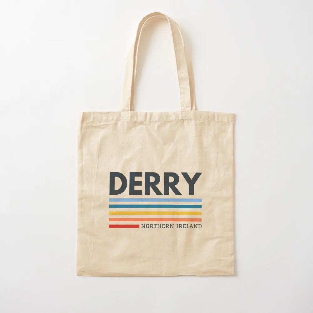 Derry City Northern Ireland Tote Bag Gift bag Women's beach bags tote bag men university shopper