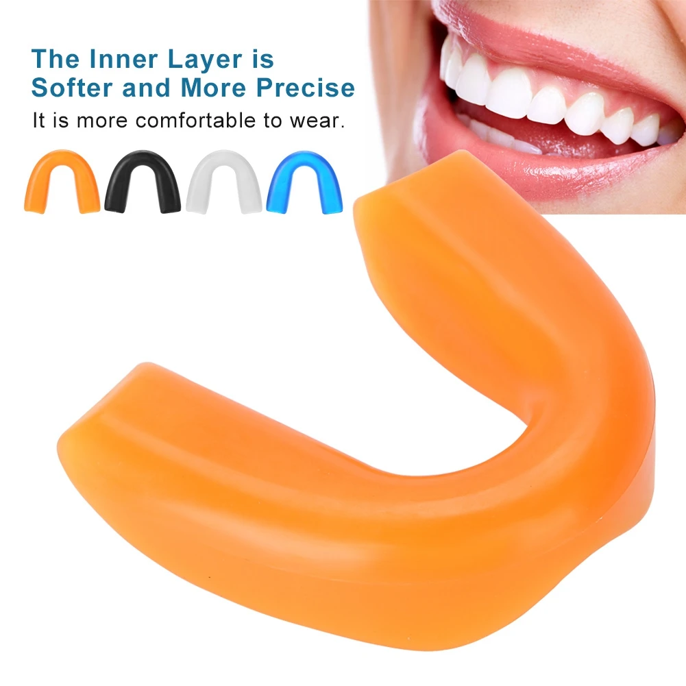 1Pcs Sport Mouth Guard Teeth Protector Adults Mouthguard Tooth Brace Teeth Protector For Exercise Karate Boxing Protection Tool