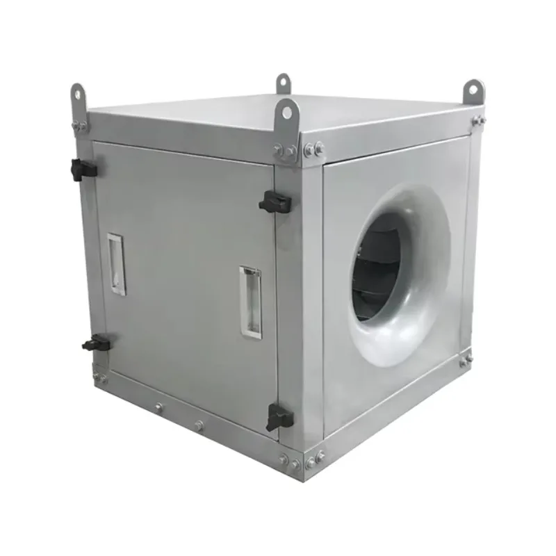 Barbecue shop commercial kitchen ventilation deodorization low noise cabinet fan smoke exhaust cabinet centrifugal fan box