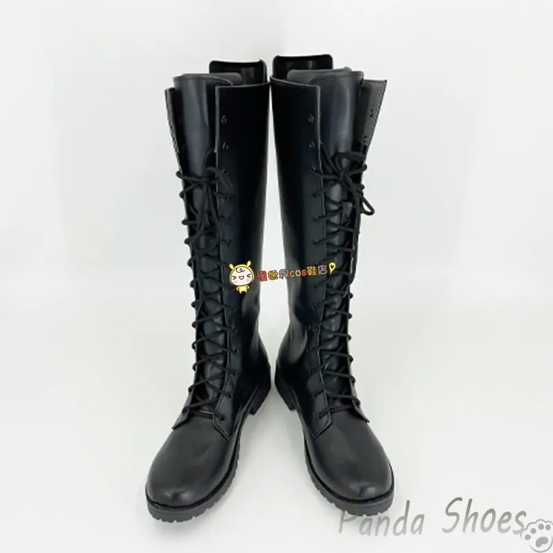 Promise of Wizard Faust Cosplay Shoes Anime Game Cos Long Boots Comic Faust Cosplay Costume Prop Shoes for Con Halloween Party