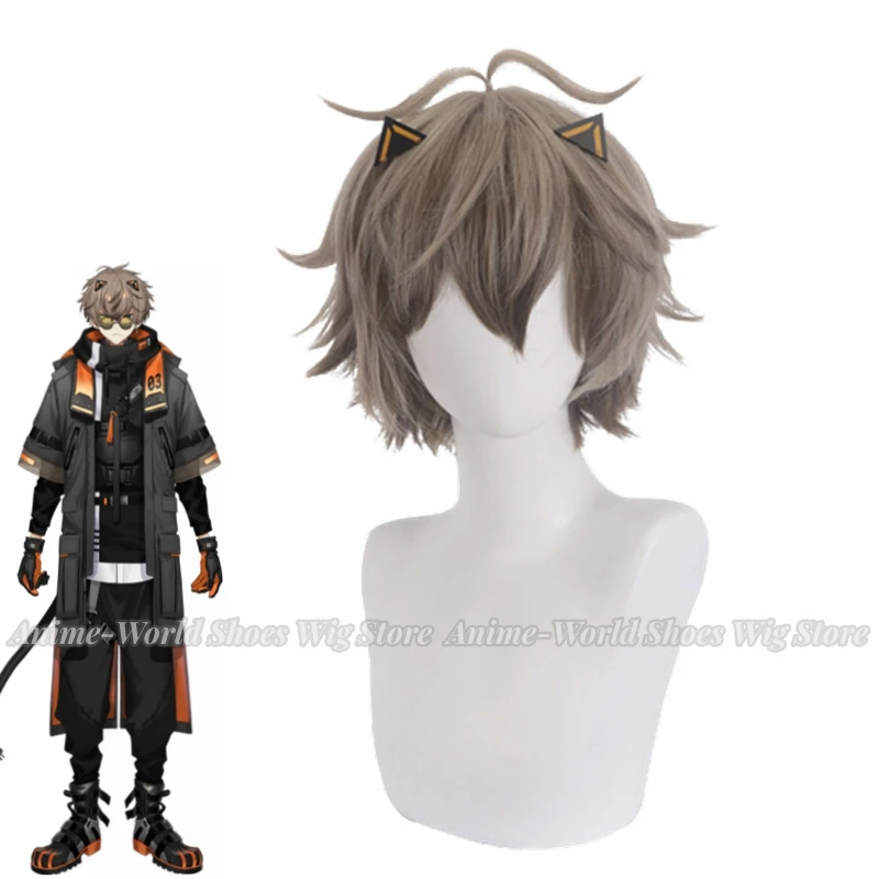 Anime VTuber Alban Knox Cosplay Stiefel Schuhe Benutzerdefinierte Größe NIJISANJI VTuber Cosplay Phantasie Party Stiefel Für Frauen Männer Cosplay Perücke