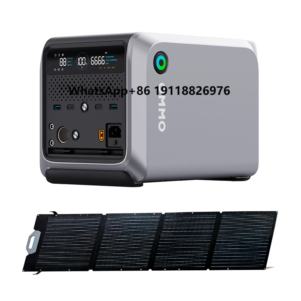 

Small Portable Generator for Home Use Camping Travel Emergency Hunting Outdoor Portable Power Supply with 512Wh LiFePO4 Battery