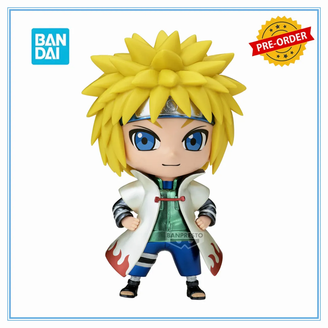 Original BANDAI NARUTO SHIPPUDEN REPOPRIZE NAMIKAZE MINATO Anime Action Figure Desktop Collector Figurine Banpresto Modl Toys