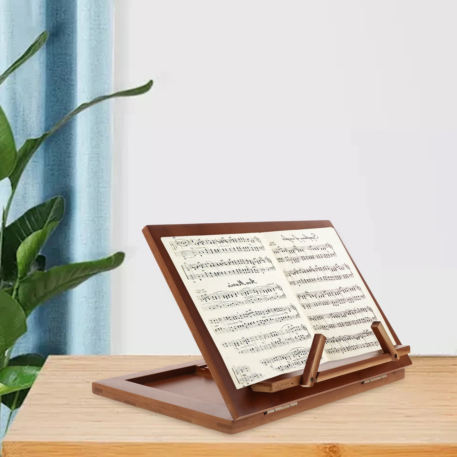 

1pcs Book Sheet Music Desktop Musical Portable Music Document Holder For Textbooks Recipes Bible Reading Tabletop Stand Cook