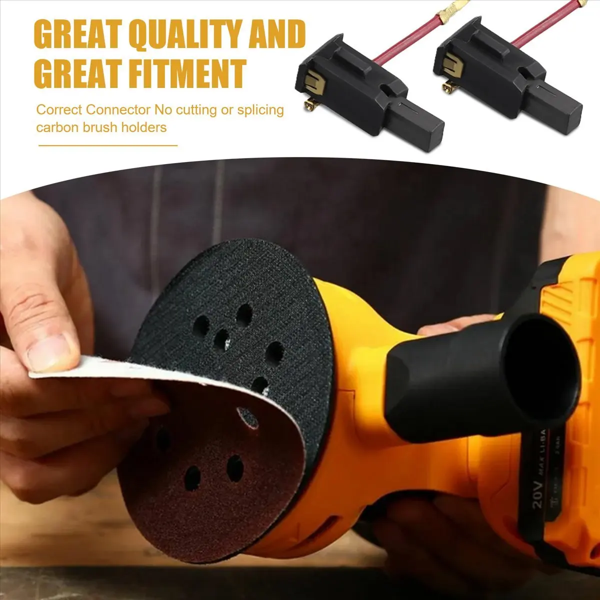 

Y17A Carbon Brush Holder for DEWALT 5140197-61 DWE6423 DWE6411 Power Tool Accessories Electric Tools Part