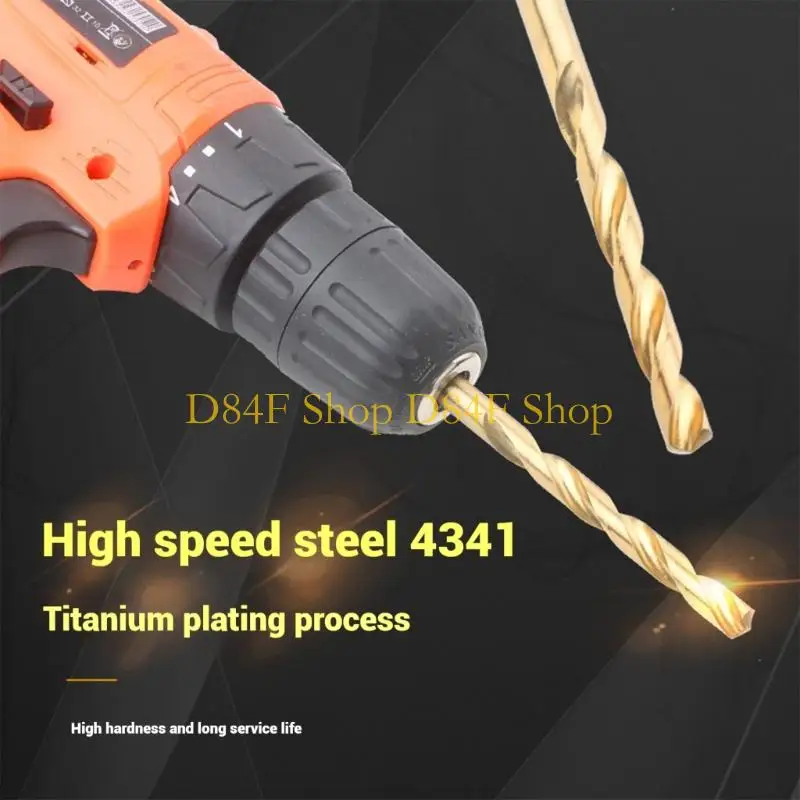 D84F 99PCS HSS Drill Bits 1.5mm-10mm Multiple Materials Use For Industrial Projects