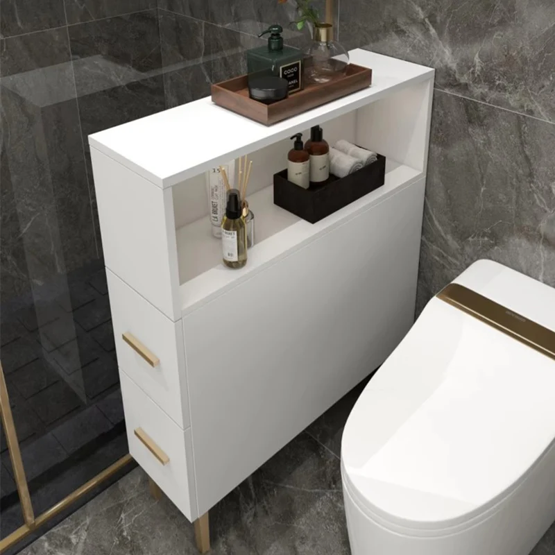 خزانة تخزين خشبية منظم أقسام المرحاض تطهير الطب خزانة حمام ورق فاخر أثاث منزلي Gabinete #4