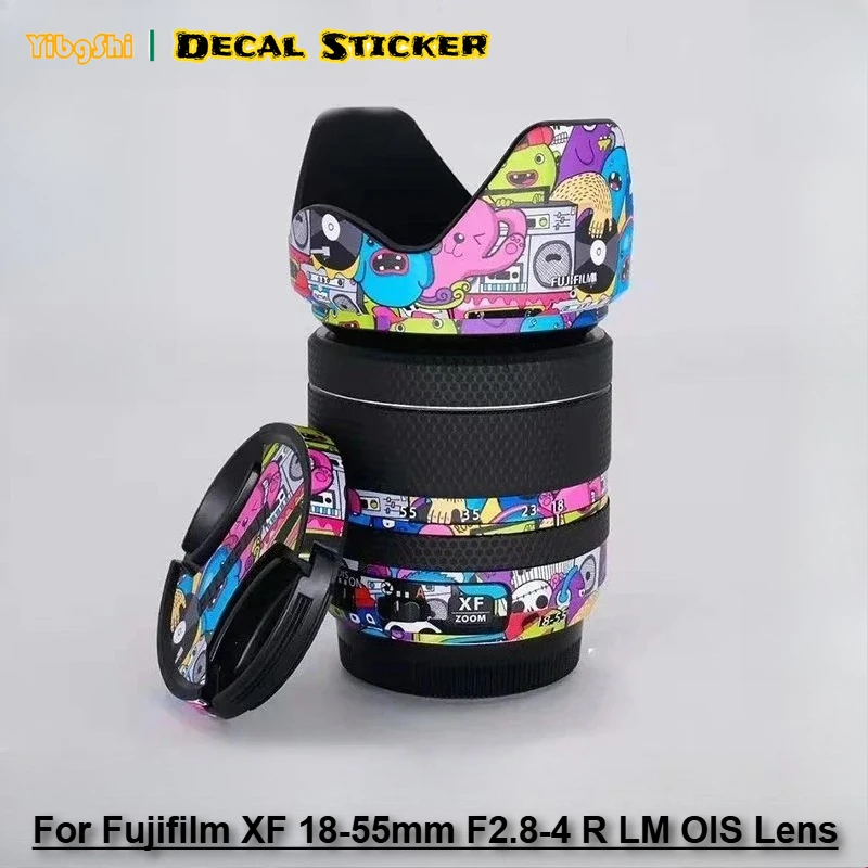 Для объектива Fuji XF18-55/1855 Премиальная наклейка для объектива Fujifilm XF 18-55 мм F2.8-4 R LM OIS Защитная пленка для объектива Наклейка
