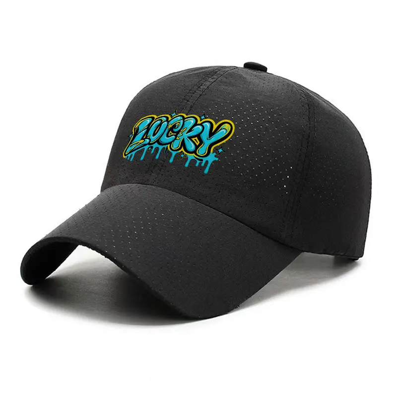Drippy Quick Dry Baseball Cap Lightweight Sports Hat Adjustable Breathable Outdoor Hat