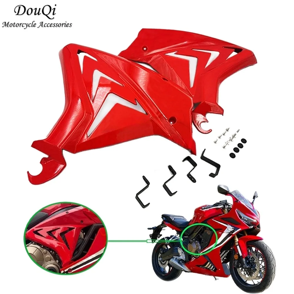 

Motorcycle Fairing Suitable For Honda Honda Cbr650r 2019-21 Motorcycle Modification Engine Guard Shark Fin Intake Hood