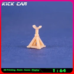 Kickcar 1/64 Lifting Jack Model Car Diorama Uncolored Resin Garage Scene Repair Tools Decoration Simulation Scene Toy