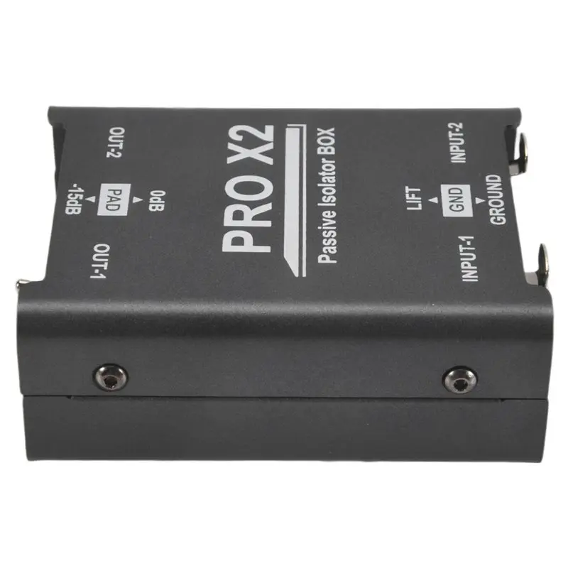 AU16-New 2-Way Audio Isolator, Audio Current Eliminator, XLR 6.5, Permalloy Isolator, Mixer Live Broadcast