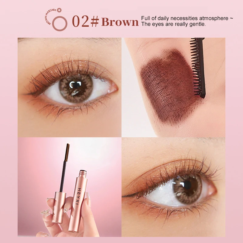 1pc Fine Tooth Comb Mascara Eye Makeup Products Essential for Natural Curling Lengthening Waterproof Slender Small Brush Head
