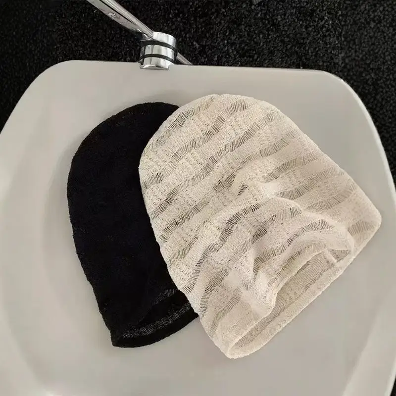 السيدات هوديس اليابانية عارضة جوفاء محبوك بلون المألوف تنوعا الحلو كومة قبعات رقيقة تنفس القبعات لفتاة