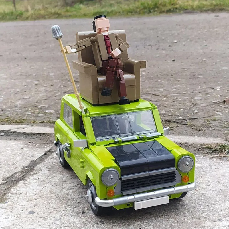 

NEW 1660 Parts Customize armchair for Mini Green Supercar MOC Building Blocks Model DIY Puzzle Toys For Children Festival Gifts