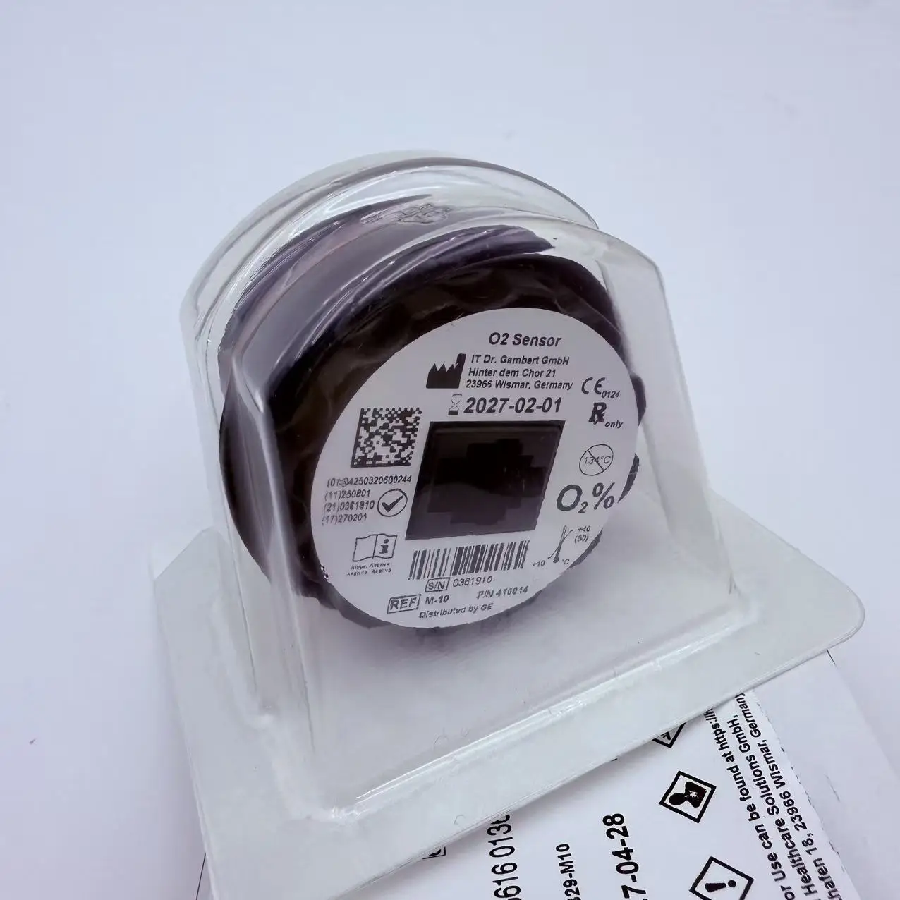 M-10 P/N:6050-0004-110 Oxygen Sensor For Datex-Ohmeda GE 7100/7900