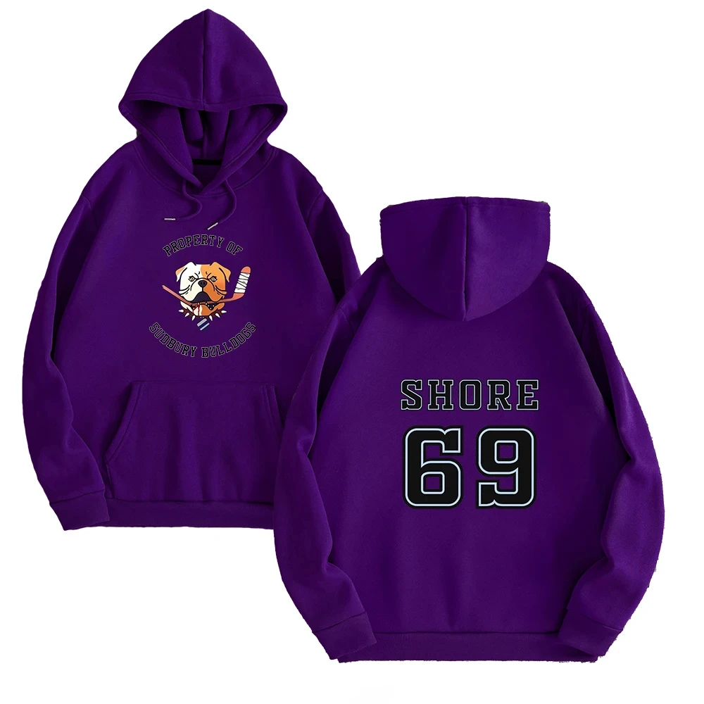 Shoresy 69 Bulldogs Hockey Jersey Merch Hoodies Winter Hooded Sweet Streetwear Long Sleeve New Logo Sweatshirt Y2K