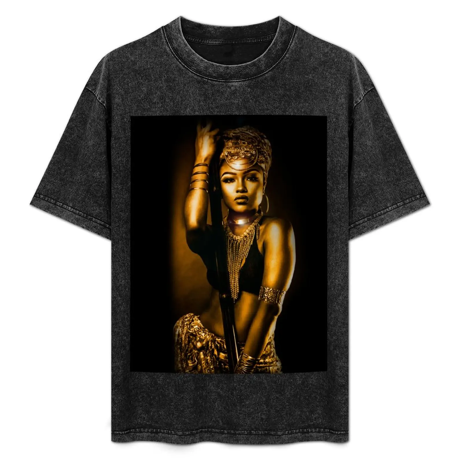 

AFRICAN QUEEN T-Shirt Urban Style Casual Short Sleeve Top