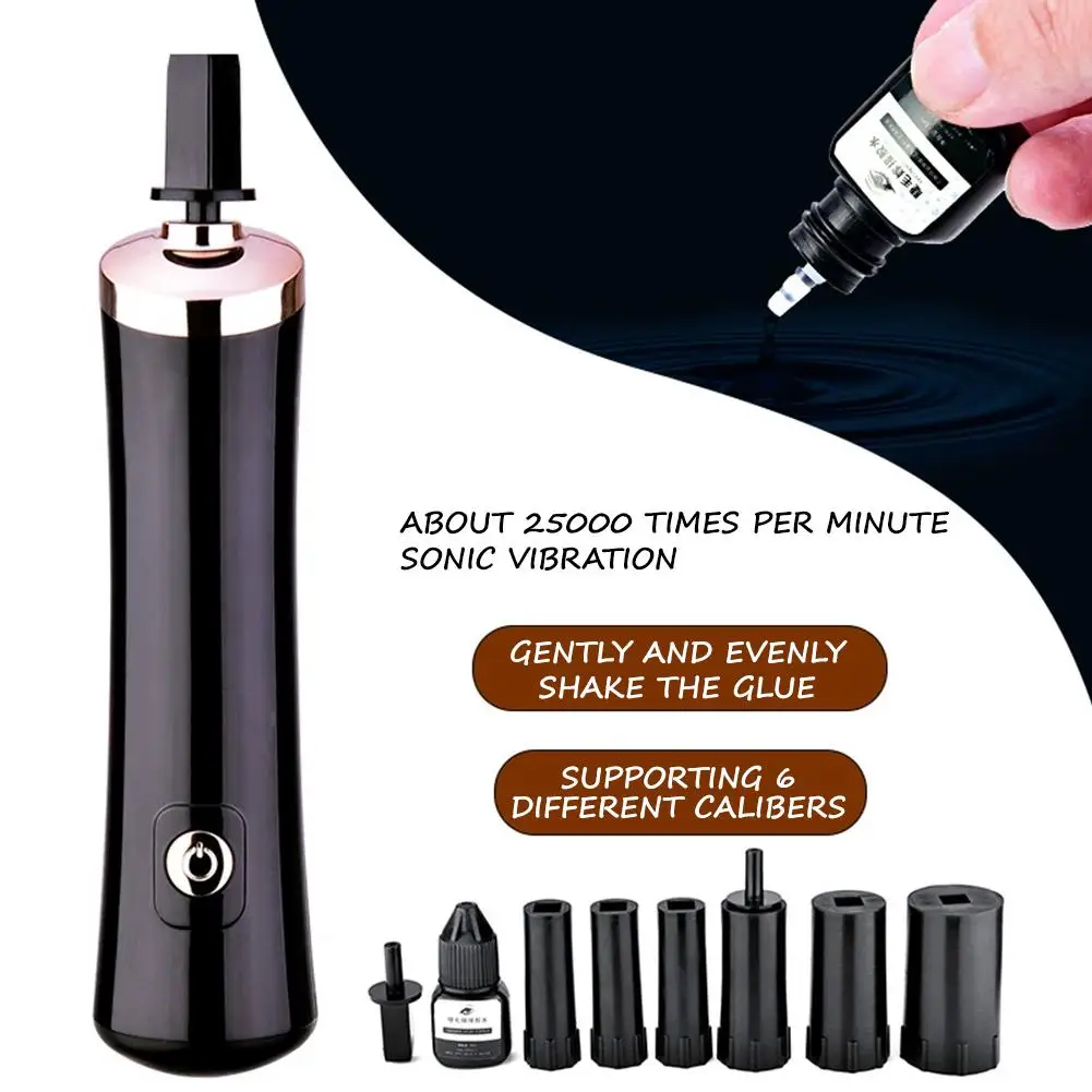Lijmshaker voor wimperextensions, elektrische nagellakshaker, elektrische shaker Tijdbesparend handsfree gereedschap Lijm nagellak