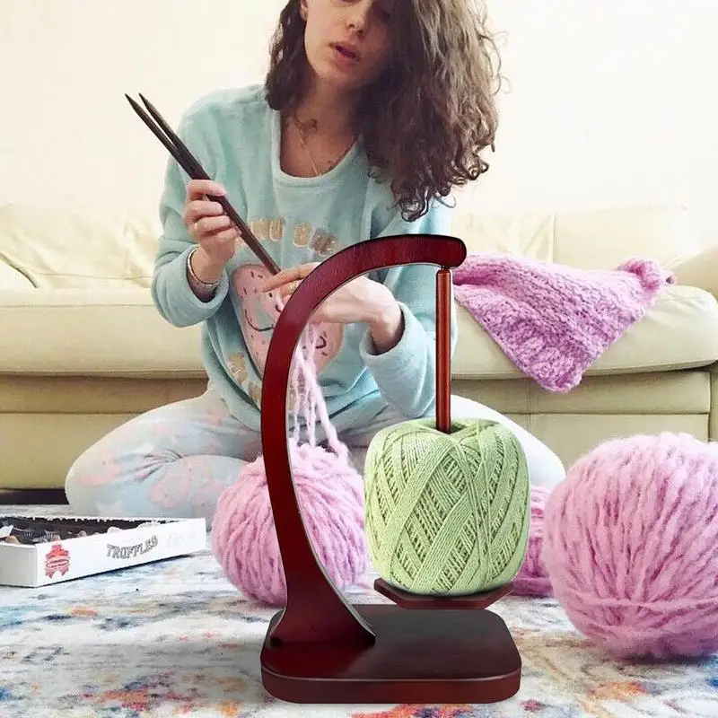 حامل كرة الغزل للحياكة ، بندول دوار ، حامل موزع ، دوار للحرف اليدوية