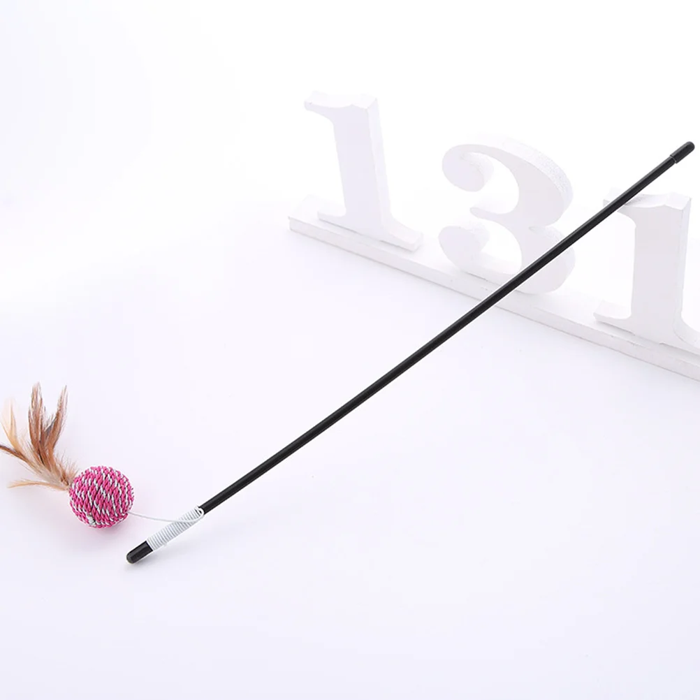 

3Pcs Cat Teaser Stick Colorful Stimulates Activity Improves Kitten Energy Pet Supplies Pet Supplies