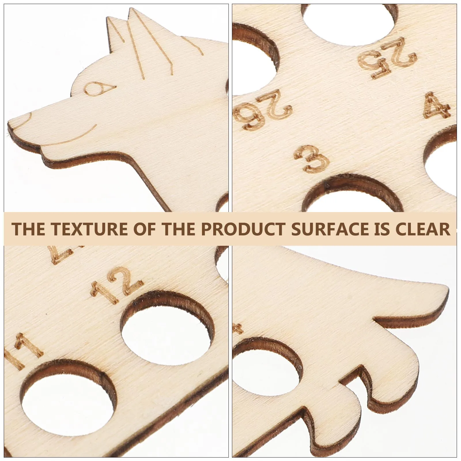 

2Pcs Wood Thread Winding Plate Cartoon Animal Design Embroidery Thread Organizer Cross Stitch Tool Yarn Bobbin Board