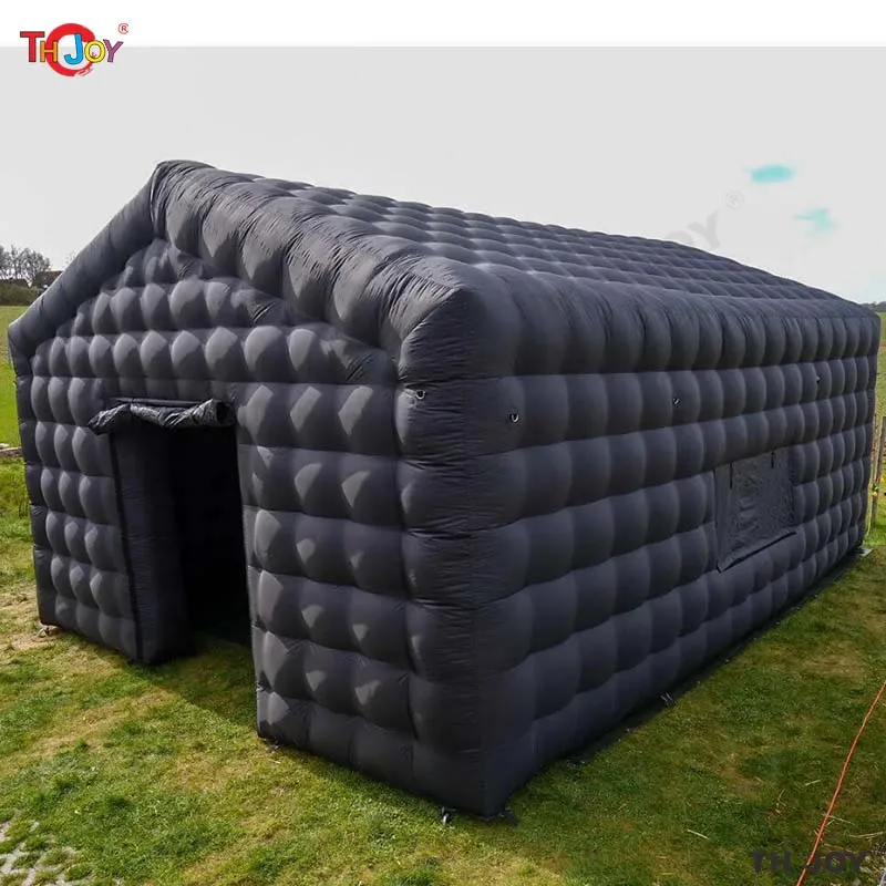 Portable Inflatable Nightclub Cube Tent Disco Light Nightclub Tent with LED Colour Lighting