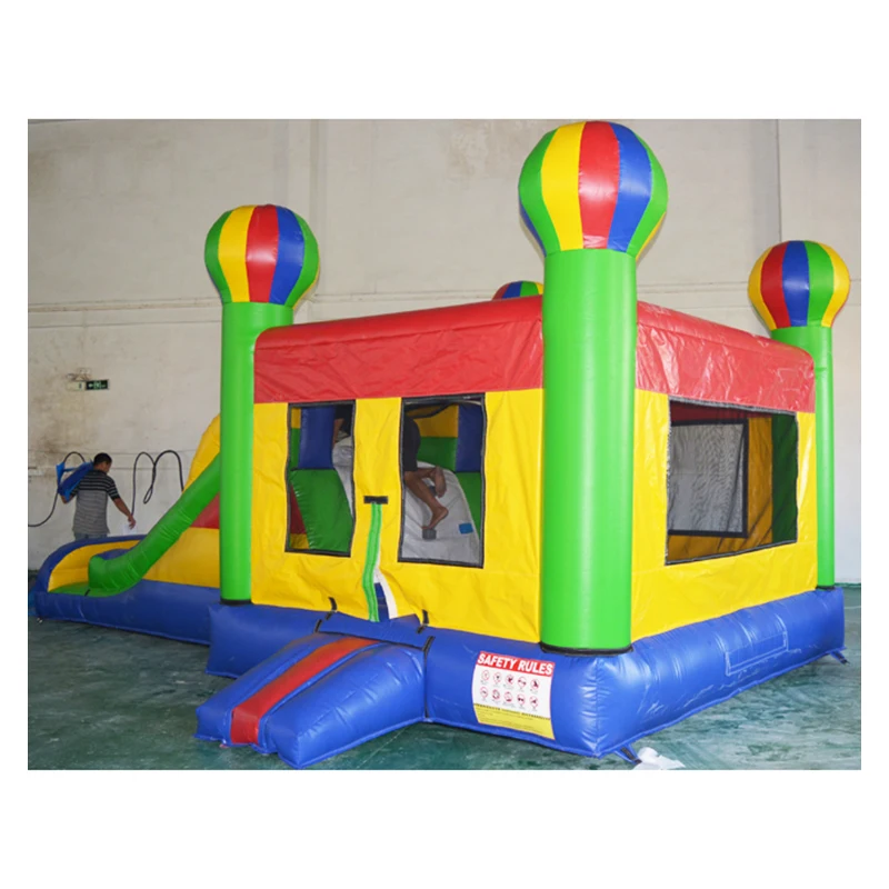 Airpark balloon inflatable bounce castle, inflatable bouncy castle slide