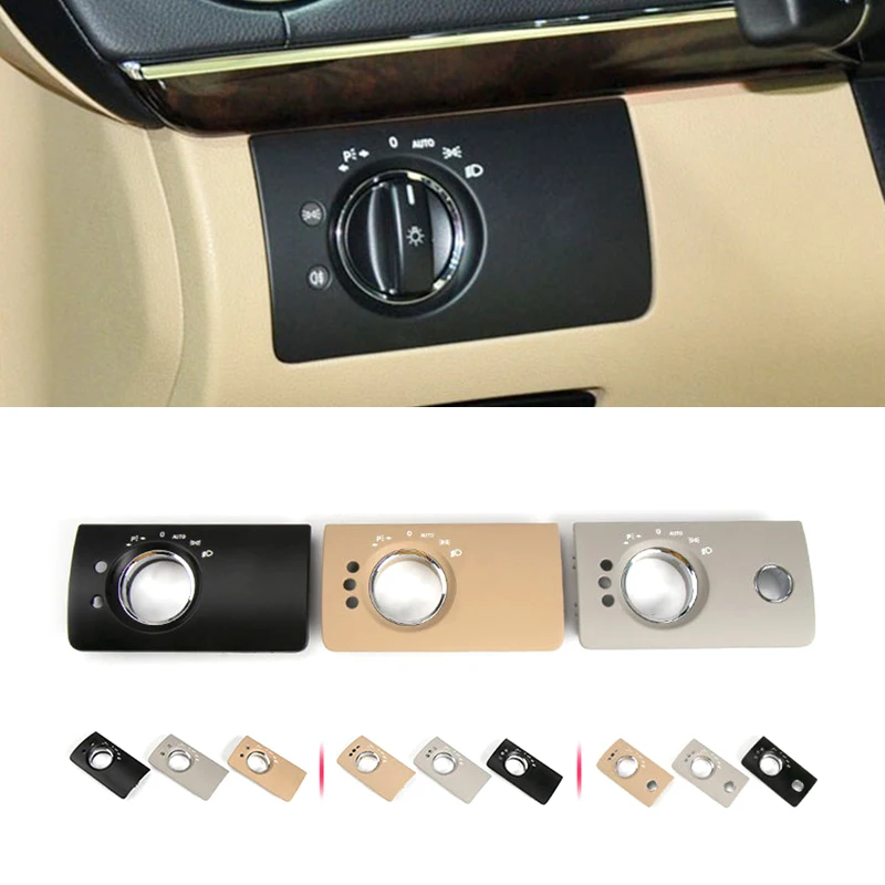 Car Interior Accessories Front Headlight Switch Button Panel Trim Cover For Benz W164 ML GL 300 350 450 500 2005-2011