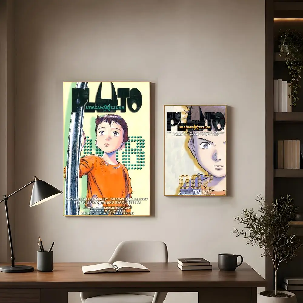 Sci-Fi Manga P-pluto Poster Modern Interior Wall Decor & Trendy Home Highlights
