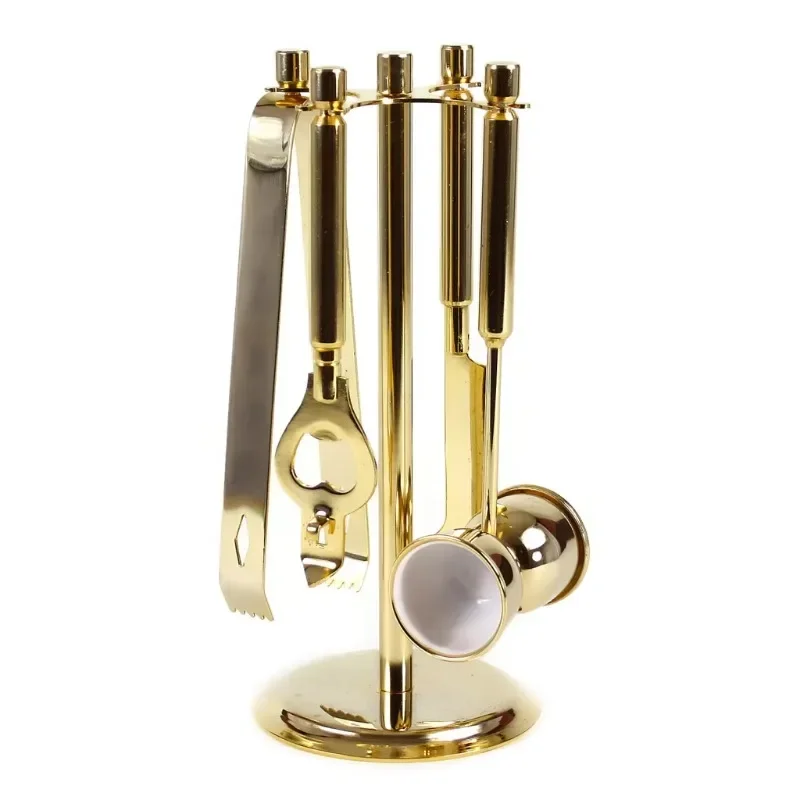 Luxury Handmade Bar Accessories Hotel Restaurant Party Wine Tools Personalized Stainless Steel Bartender Set
