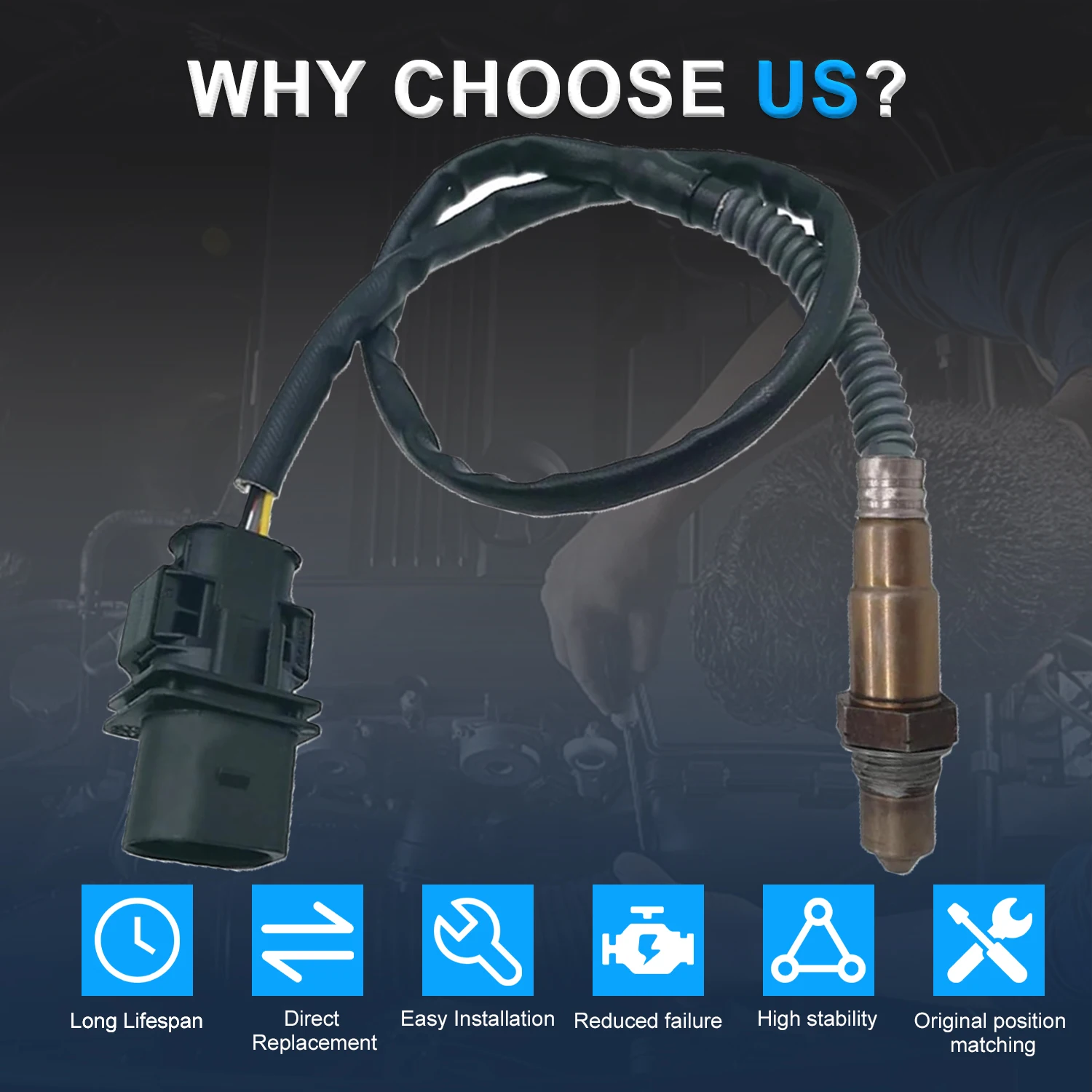 39352-2F950 الخلفية لامدا التحقيق O2 الأوكسجين الاستشعار لشركة هيونداي توكسون سانتا في كيا سورينتو سبورتاج 2.0 2.2 CRDI 15-2021 39351-2F950 #6